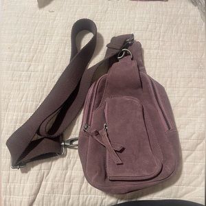 Free People Hudson Sling Bag Baked Burgundy